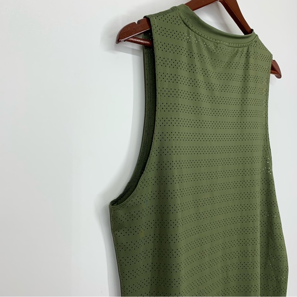 ZYIA Active Perforated Chill Olive Green Athletic Crewneck Tank Top Size XXXL - Picture 8 of 15